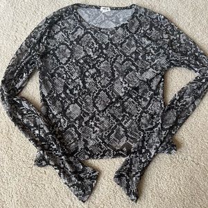 Snake skin Garage long sleeve
